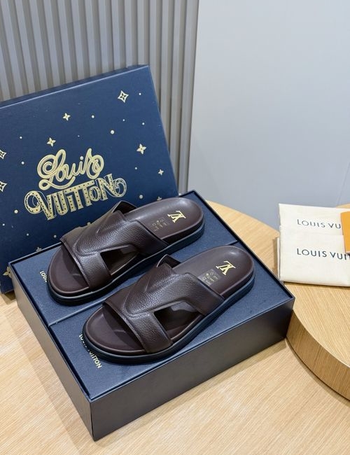 Louis Vuitton LV Oasis Suede Leather Slides