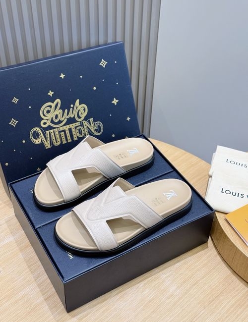 Louis Vuitton LV Oasis Suede Leather Slides