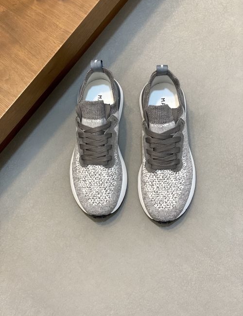 Magnanni Cashmere Knit Sneakers With Rubber Sole