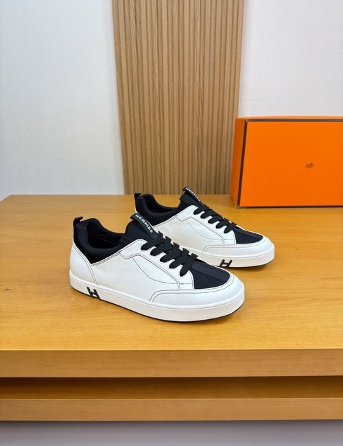 Hermes Premium Leather Casual Sneakers