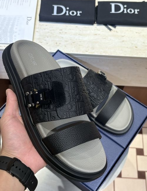 Christian Dior CD Aqua Sandals CD Diamond Pattern Upper