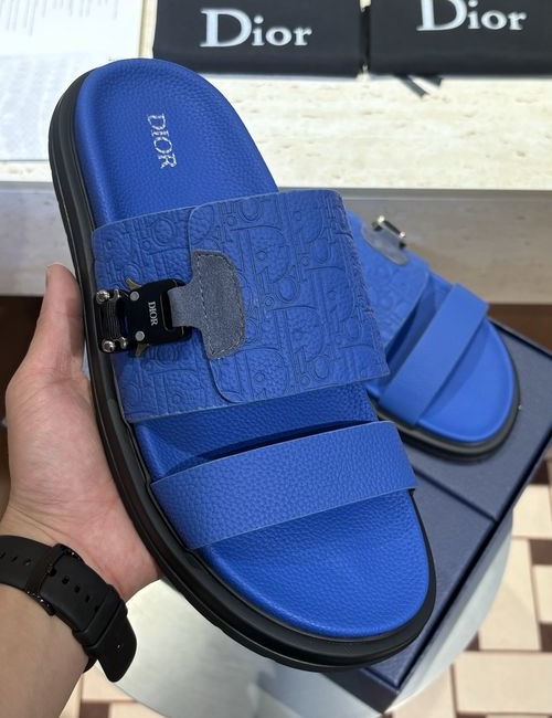 Christian Dior CD Aqua Sandals CD Diamond Pattern Upper