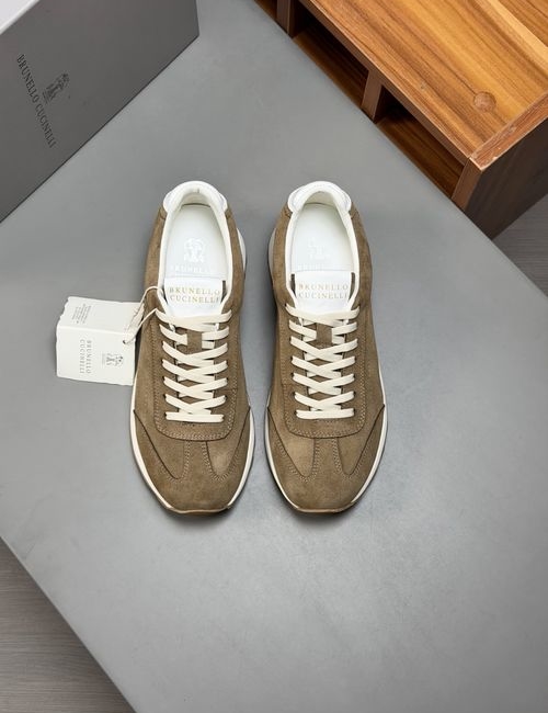 Brunello Cucinelli BC Suede Sneakers Casual Comfortable Shoes