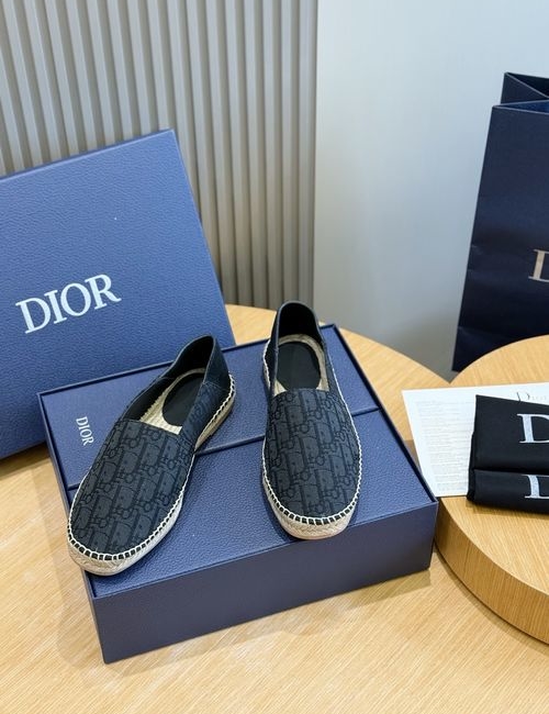 Christian Dior CD CD Suede Espadrilles With Cowhide Lining