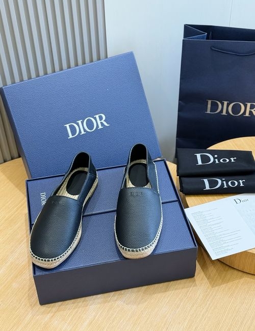 Christian Dior CD CD Suede Espadrilles With Cowhide Lining