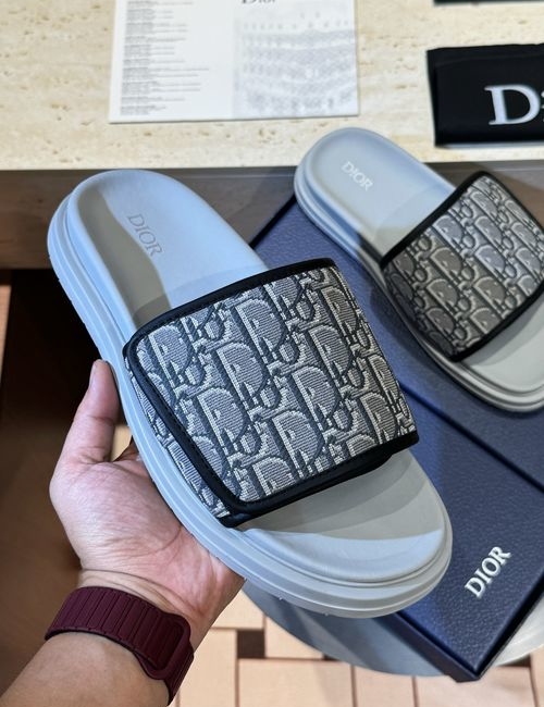 Christian Dior CD Aqua Sandals CD Diamond Pattern Upper