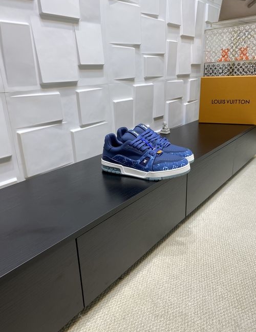 Louis Vuitton LV Trainer Craggy Monogram Embossed Sneakers