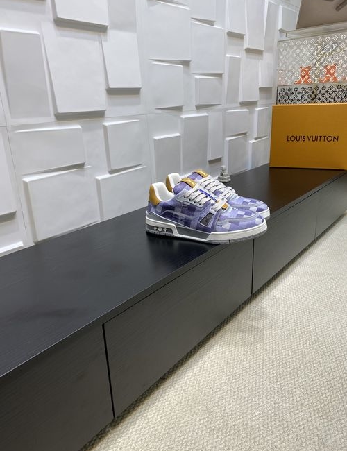 Louis Vuitton LV Trainer Craggy Monogram Embossed Sneakers