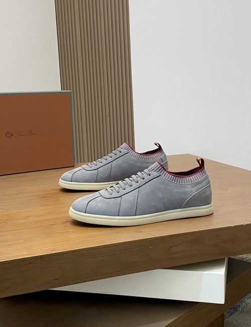 Loro Piana LP Soho Walk Padded Calfskin Sneakers