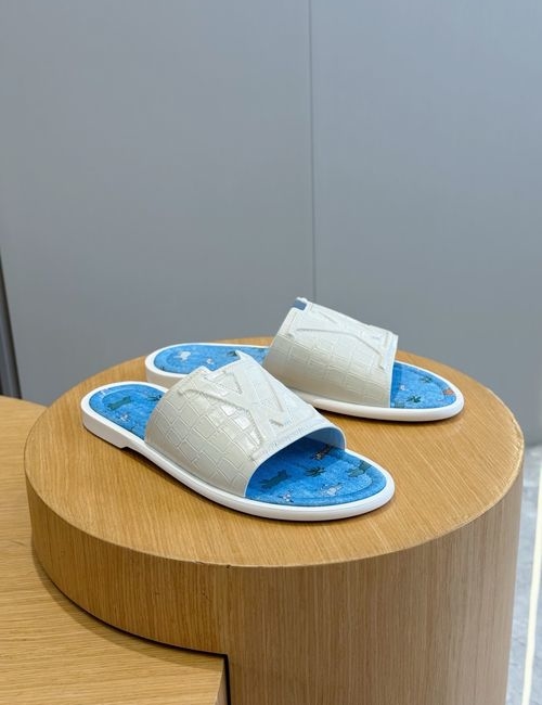 Louis Vuitton LV Waterfront Monogram Canvas Waterproof Slides