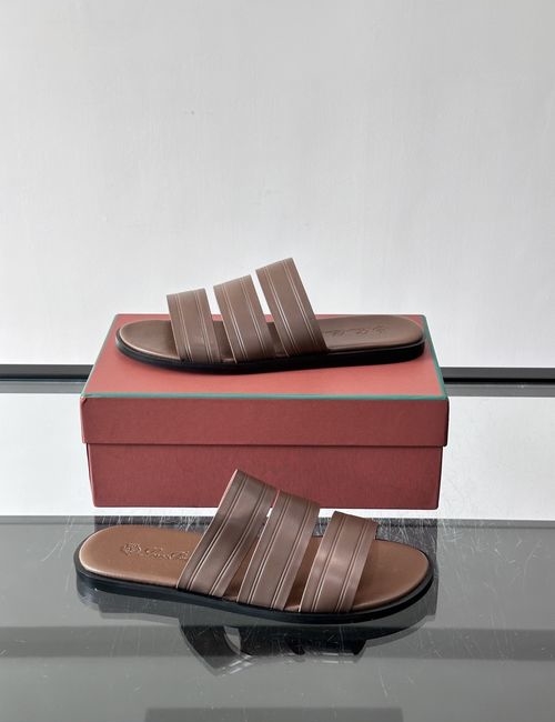 Loro Piana LP Leather Sandals Soft Anti-slip Sole Casual