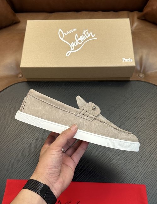 Christian Louboutin Leather Sole Casual Sneakers