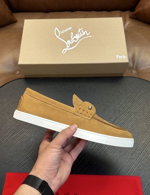 Christian Louboutin Leather Sole Casual Sneakers