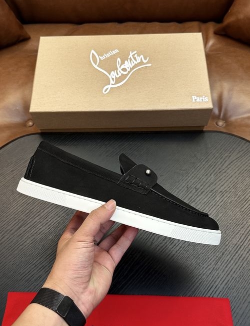 Christian Louboutin Leather Sole Casual Sneakers