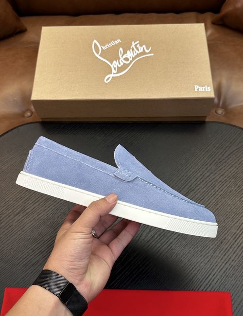 Christian Louboutin Leather Sole Casual Sneakers