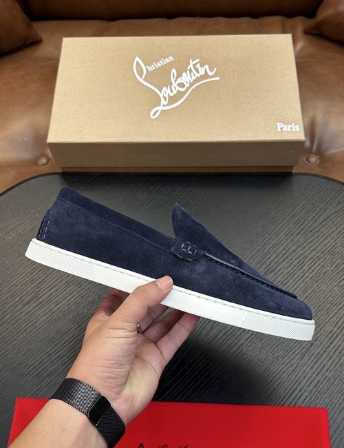 Christian Louboutin Leather Sole Casual Sneakers