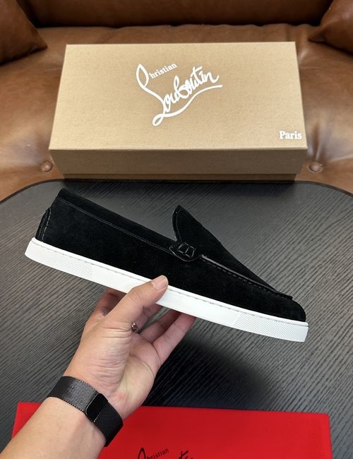 Christian Louboutin Leather Sole Casual Sneakers