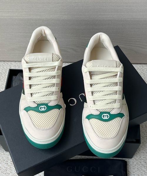 Gucci Screener Series Sneakers With Double G Inserts