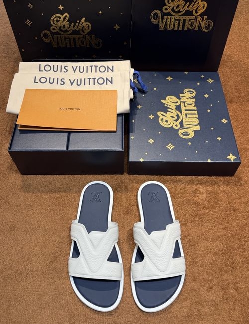 Louis Vuitton LV Waterfront Monogram Pattern Waterproof Slides