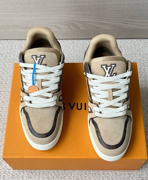 Louis Vuitton LV Trainer Sneakers With Damier Pattern