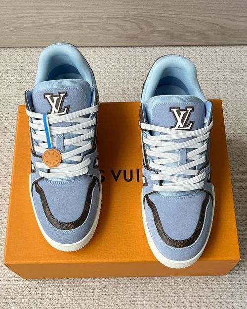 Louis Vuitton LV Trainer Sneakers With Damier Pattern