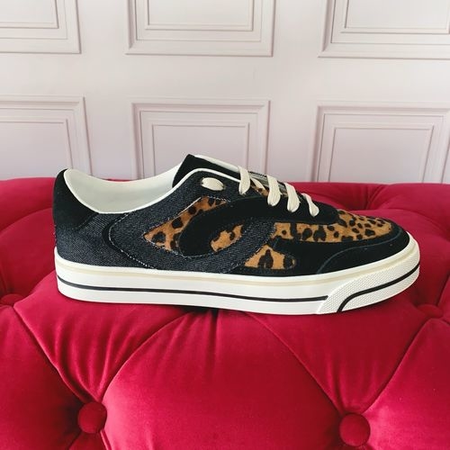 Dolce & Gabbana DG Silk Cowhide Suede Sneakers Logo Accent