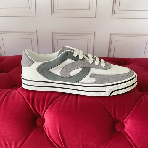 Dolce & Gabbana DG Silk Cowhide Suede Sneakers Logo Accent