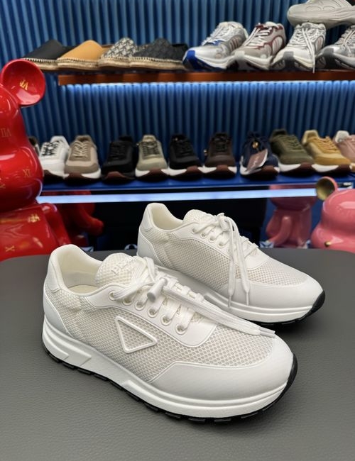 Prada Breathable Mesh Running Sneakers