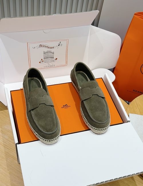 Hermes Fisherman Loafers Casual Shoes