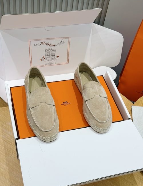 Hermes Fisherman Loafers Casual Shoes