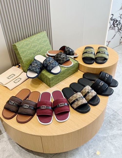 Gucci Lido Series Slides With Interlocking G