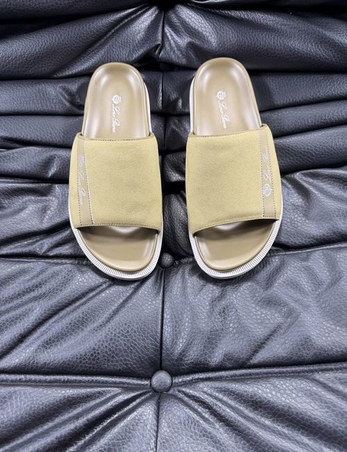 Loro Piana LP Cowhide Stitching Comfort Slippers