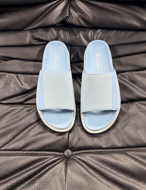 Loro Piana LP Cowhide Stitching Comfort Slippers