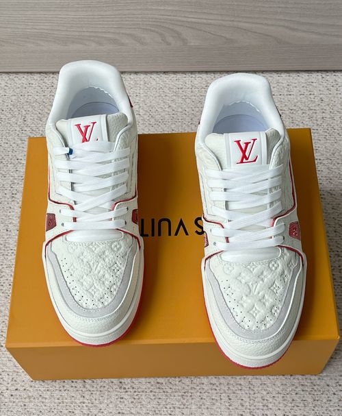 Louis Vuitton LV Trainer Monogram Leather Casual Sneaker