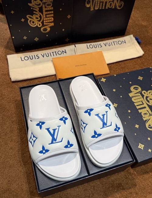 Louis Vuitton LV Waterproof Rubber Slides With Adjustable Straps
