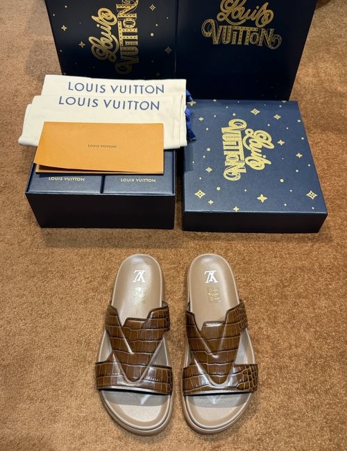 Louis Vuitton LV Waterfront Monogram Flip Flops