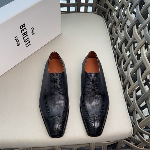 Berluti Handmade Formal Leather Shoes With Non-slip Sole