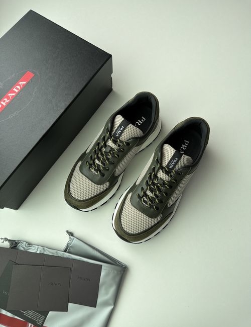 Prada Prax Sneakers With Enamel Logo Details