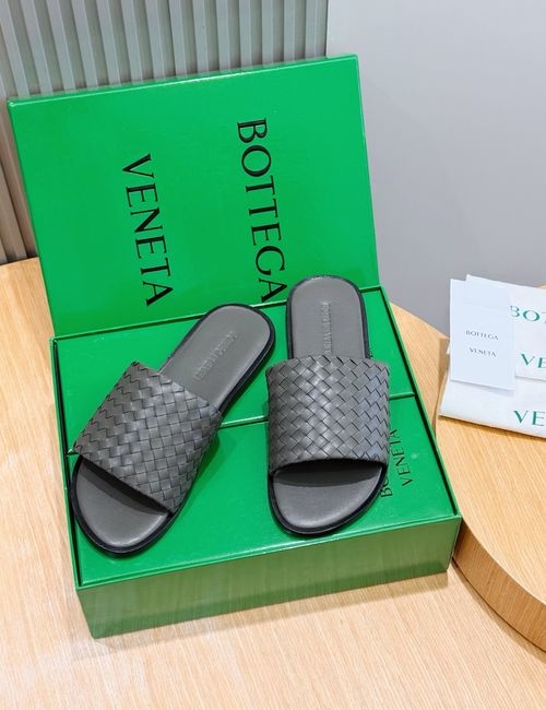 Bottega Veneta BV Woven Leather Mule Sandals With Ergonomic Sole