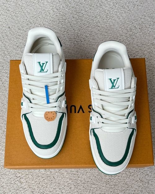 Louis Vuitton LV Retro Basketball-Inspired Trainer Shoes