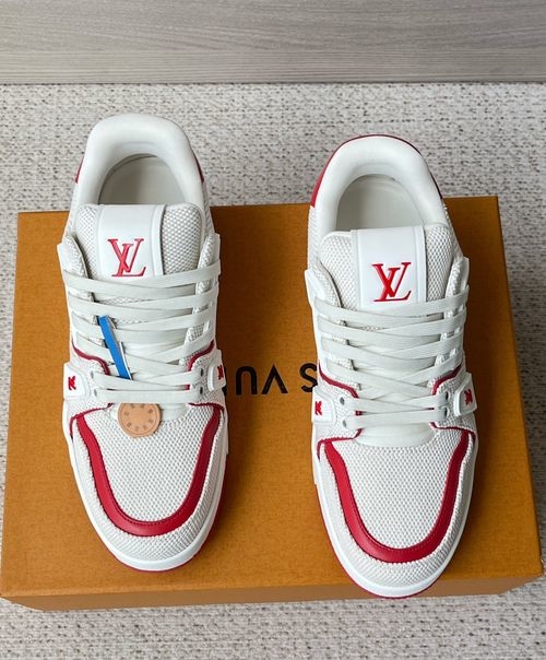 Louis Vuitton LV Retro Basketball-Inspired Trainer Shoes