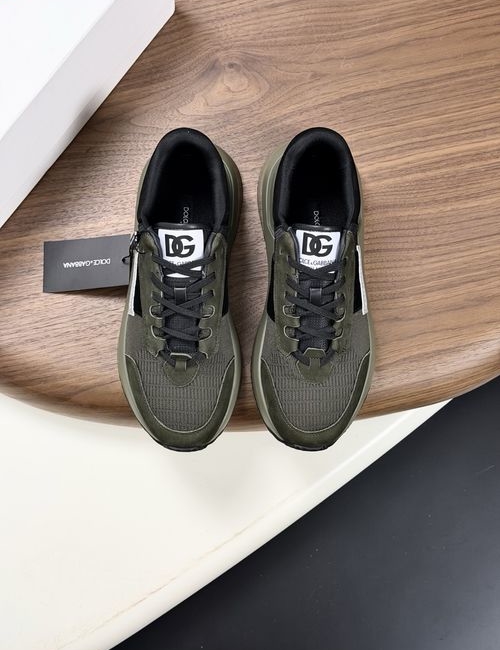 Dolce & Gabbana DG Flyknit Paneled Casual Sneakers