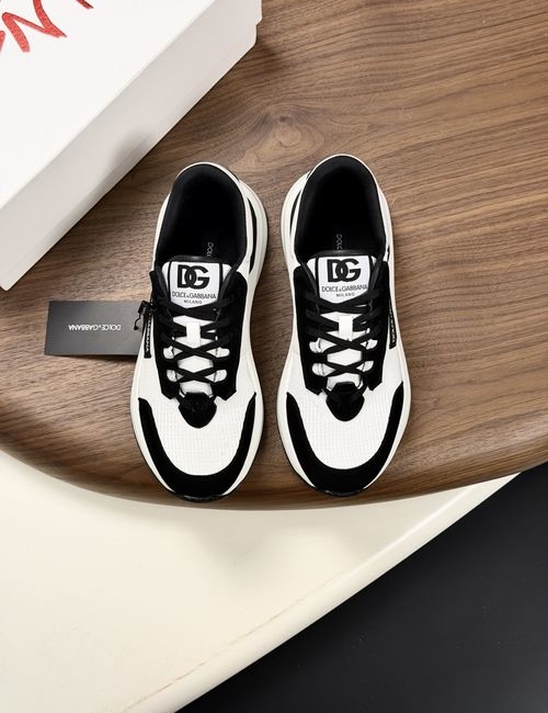 Dolce & Gabbana DG Flyknit Paneled Casual Sneakers
