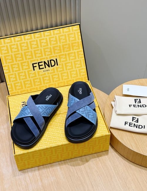 Fendi Beach Sandals With Flexible Rubber Sole
