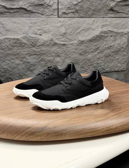 Hermes Suede And Canvas Casual Sneakers