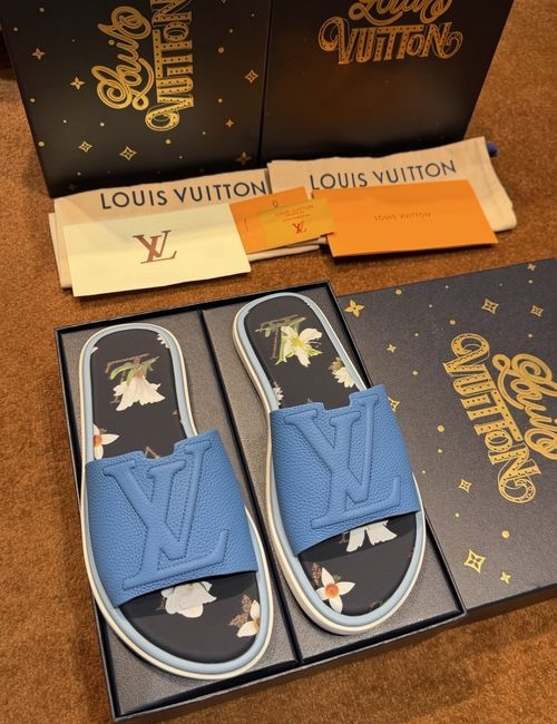 Louis Vuitton LV Waterfront Sandals With Monogram Pattern