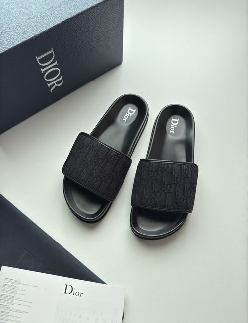 Christian Dior CD Aqua Sandals Oblique Print Adjustable Strap