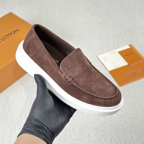 Louis Vuitton LV Suede Cowhide Shoes With Ultra-light Sole