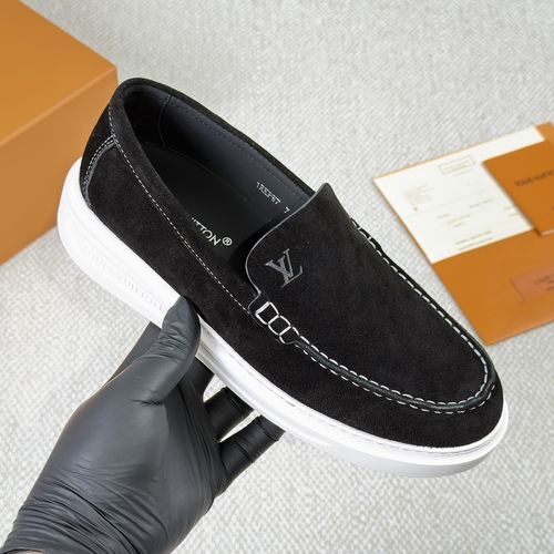 Louis Vuitton LV Suede Cowhide Shoes With Ultra-light Sole