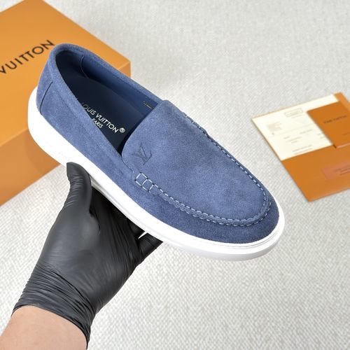 Louis Vuitton LV Suede Cowhide Shoes With Ultra-light Sole